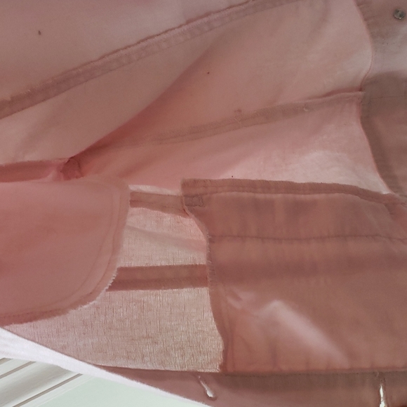 Isaac Mizrahi Live! Pink Linen Blend Jacket - Picture 7 of 8